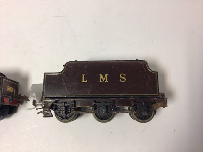 Lot 69 - Hornby O gauge three rail LMS 0-4-0 tender locomotive 8712