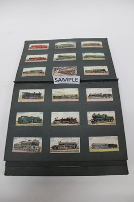 Lot 1494 - Collection of early cigarette cards in wicker hamper