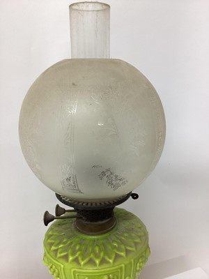 Lot 15 - Two oil lamps