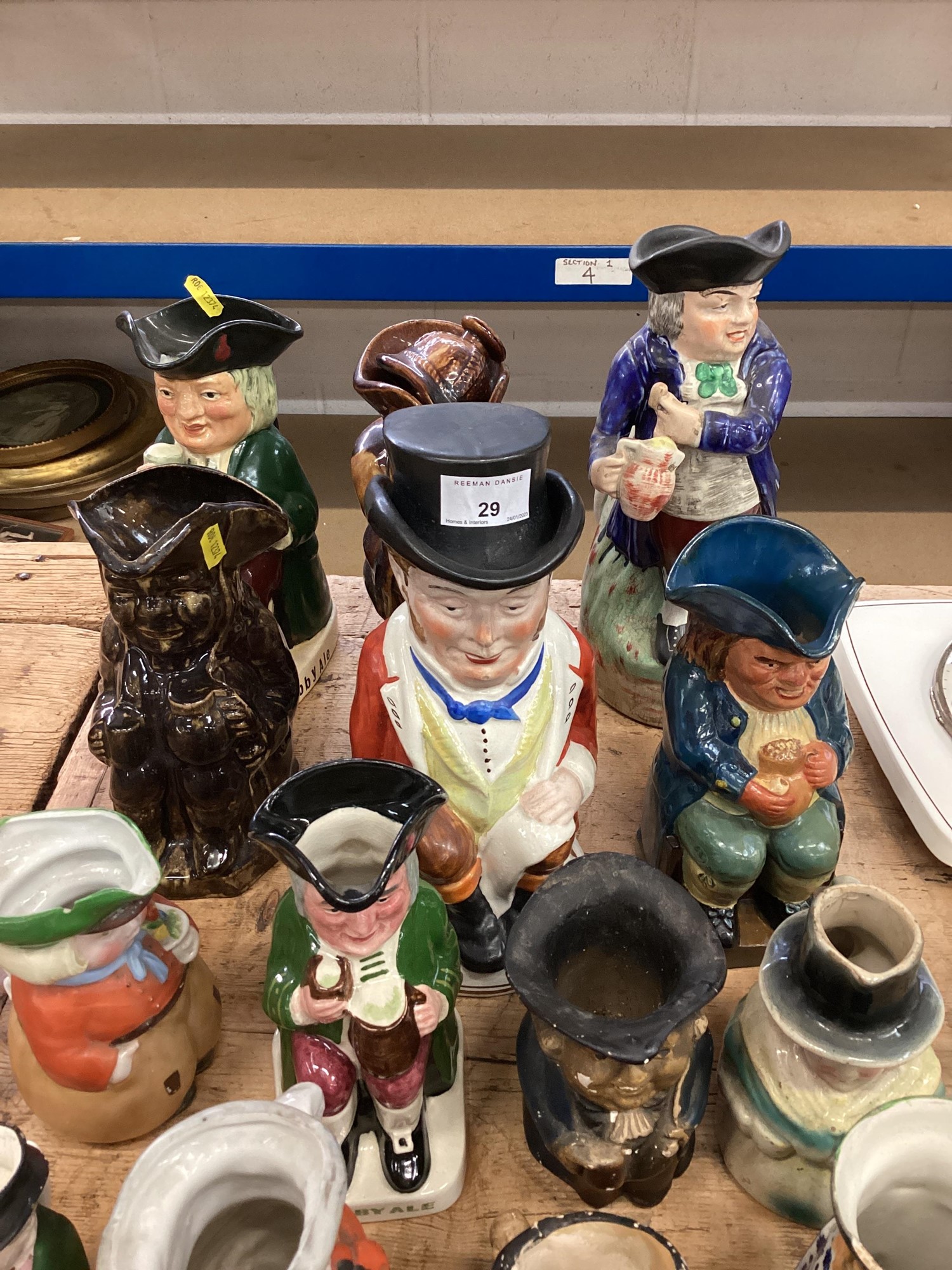 Lot 29 - Collection of Toby Jugs, various other