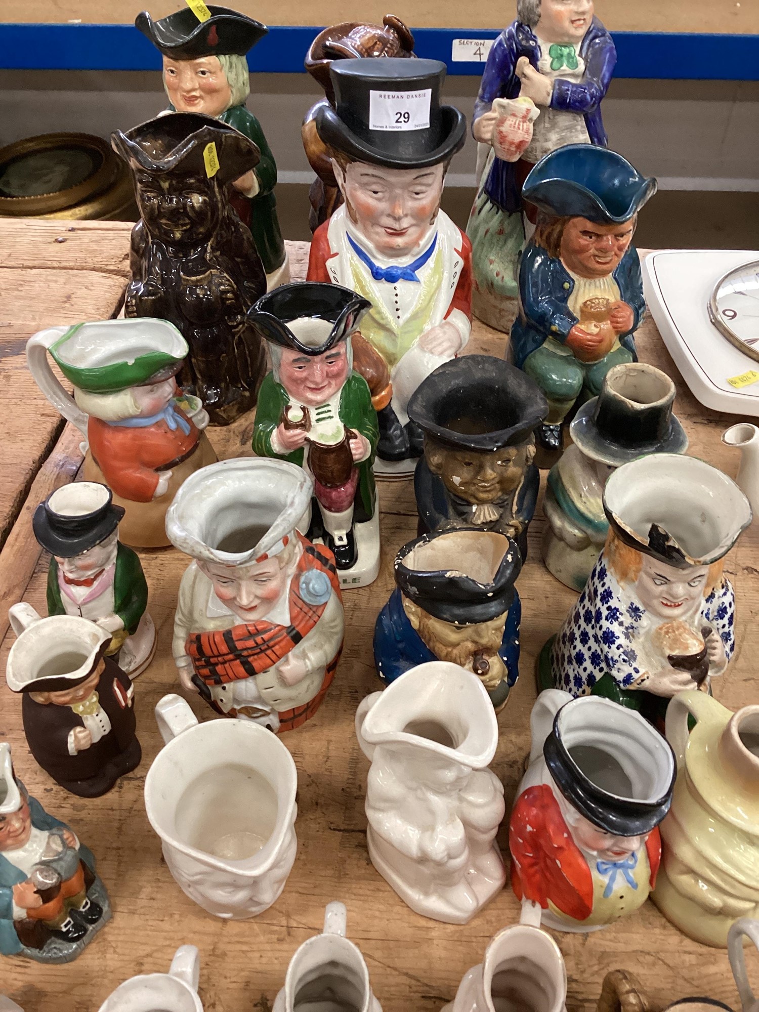 Lot 29 - Collection of Toby Jugs, various other