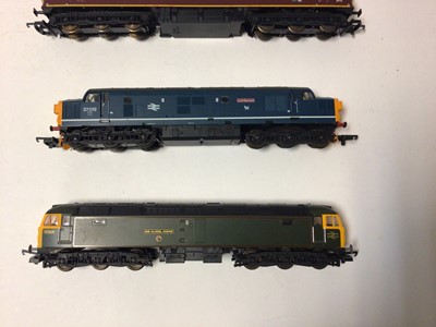 Lot 178 - Lima OO gauge locomotives including  Loadhaul Class 60 'Gypsum Queen' diesel 60008, boxed L204736A8, EWS Class 92 'Victor Hugo' diesel electric 92001, boxed L204672, BR blue Class 37 'Loch Rannoch'...