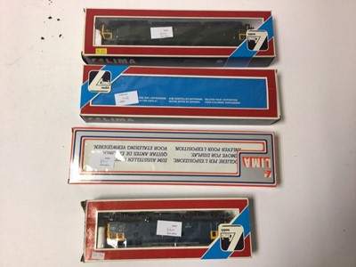 Lot 182 - Lima OO gauge locomotives including GWR Railcar W30W in BR green with whiskers, boxed L205150, BR blue Class 73 diesel 73108, boxed L205170, BR green Class 50 'Sir Edward Elgar' diesel 50007, boxed...