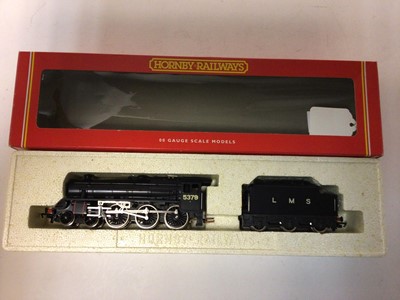 Lot 194 - Hornby OO gauge locomtoives including BR lined Blue 4-6-2 Canadian Pacific Merchant Navy Class tender locomotive 35005, boxed R2171, LNER lined Green 4-6-0 Class B17/1 'Hanworth Castle' tender loco...