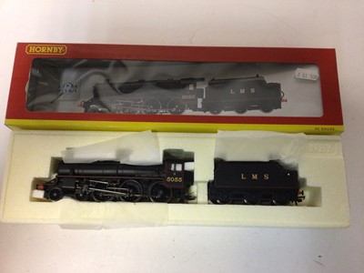 Lot 205 - Hornby OO gauge locomotives including Limited Edition 1669/2008 SR 4-6-2 West Country Class 'Bude' with BR Stanier tender 34006, boxed R2685, LMS Black 4-6-0 Class 5P5F tender locomotive 5055, boxe...