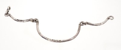 Lot 439 - Silver choker necklace by Michael Bolton