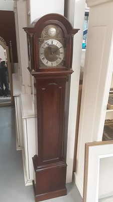 Lot 1159 - George III style grandmother clock with chiming movement