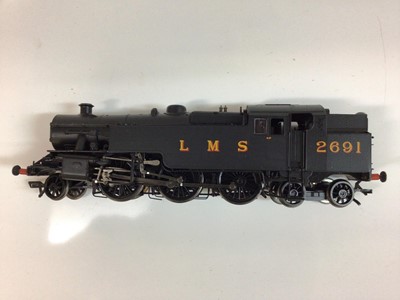 Lot 174 - Bachmann OO gauge locomotives including LMS Black 2-6-4 Fairburn Tank locomotive 2691, boxed 32-875, LNER Black 2-8-0 07/WD tender locomotive 3085, boxed 32-254, BR lined Black Early Emblem 4-6-0 M...