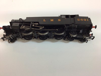 Lot 174 - Bachmann OO gauge locomotives including LMS Black 2-6-4 Fairburn Tank locomotive 2691, boxed 32-875, LNER Black 2-8-0 07/WD tender locomotive 3085, boxed 32-254, BR lined Black Early Emblem 4-6-0 M...