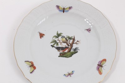 Lot 104 - A pair of Herend porcelain dishes, 15.5cm diameter, and anothe measuring 17cm diameter (3)