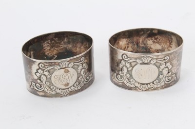 Lot 291 - Victorian and later silver