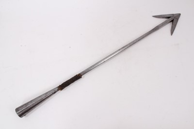 Lot 814 - Rare 19th century steel whaling harpoon