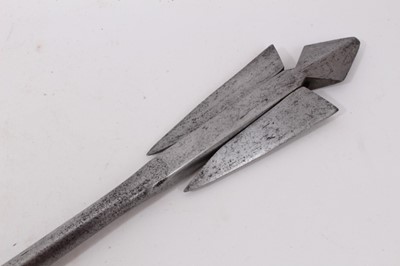 Lot 814 - Rare 19th century steel whaling harpoon