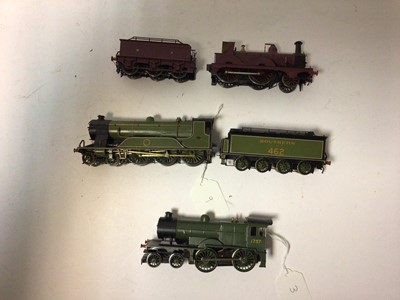 Lot 211 - Railway 00 gauge locomotives including: GWR class 56XX 5682, 4-6-0 class B17 Leeds United tender locomotive 61656,       4-4-0 class L1 Southern Rail 1757, 0-4-0 LMS black 11217, 0-4-2 GWR 4829, 4-...