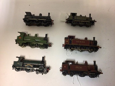 Lot 212 - Railway 00 gauge locomotives including: 2-10-0 black class F9 92022, 0-6-0 class F3 maroon 16440, 0-4-4 maroon 1324, 0-6-0 LSWR lined green 735, 0-4-2 green 641, 4-4-2 green 493, 4-4-0 green E463,...