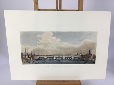 Lot 6 - Large collection of re strikes of 19th century prints of London, ports and shipping scenes