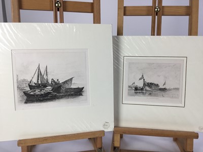 Lot 3 - Edward William Cooke (1811-1880) - eight engravings of various boats and shipping vessels, published between 1829-30 (7)