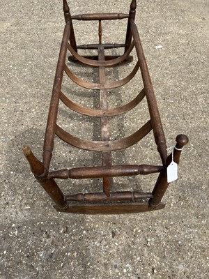 Lot 66 - 19th century bentwood cradle