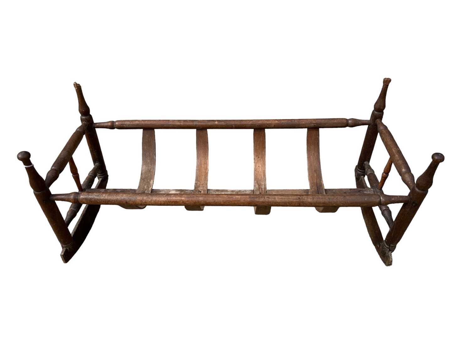 Lot 66 - 19th century bentwood cradle