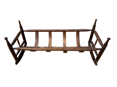 Lot 66 - 19th century bentwood cradle