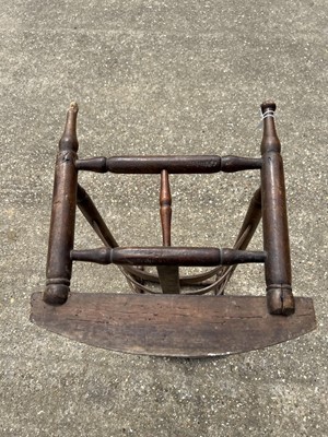 Lot 66 - 19th century bentwood cradle