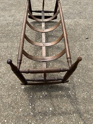 Lot 66 - 19th century bentwood cradle