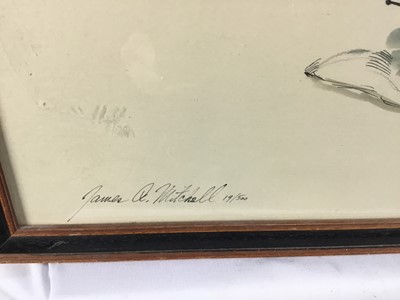 Lot 169 - James Archibald Mitchell: a limited edition coloured lithograph print ‘Schooner Gen.Banning Mendocino 1883 177 Tons’, framed and glazed