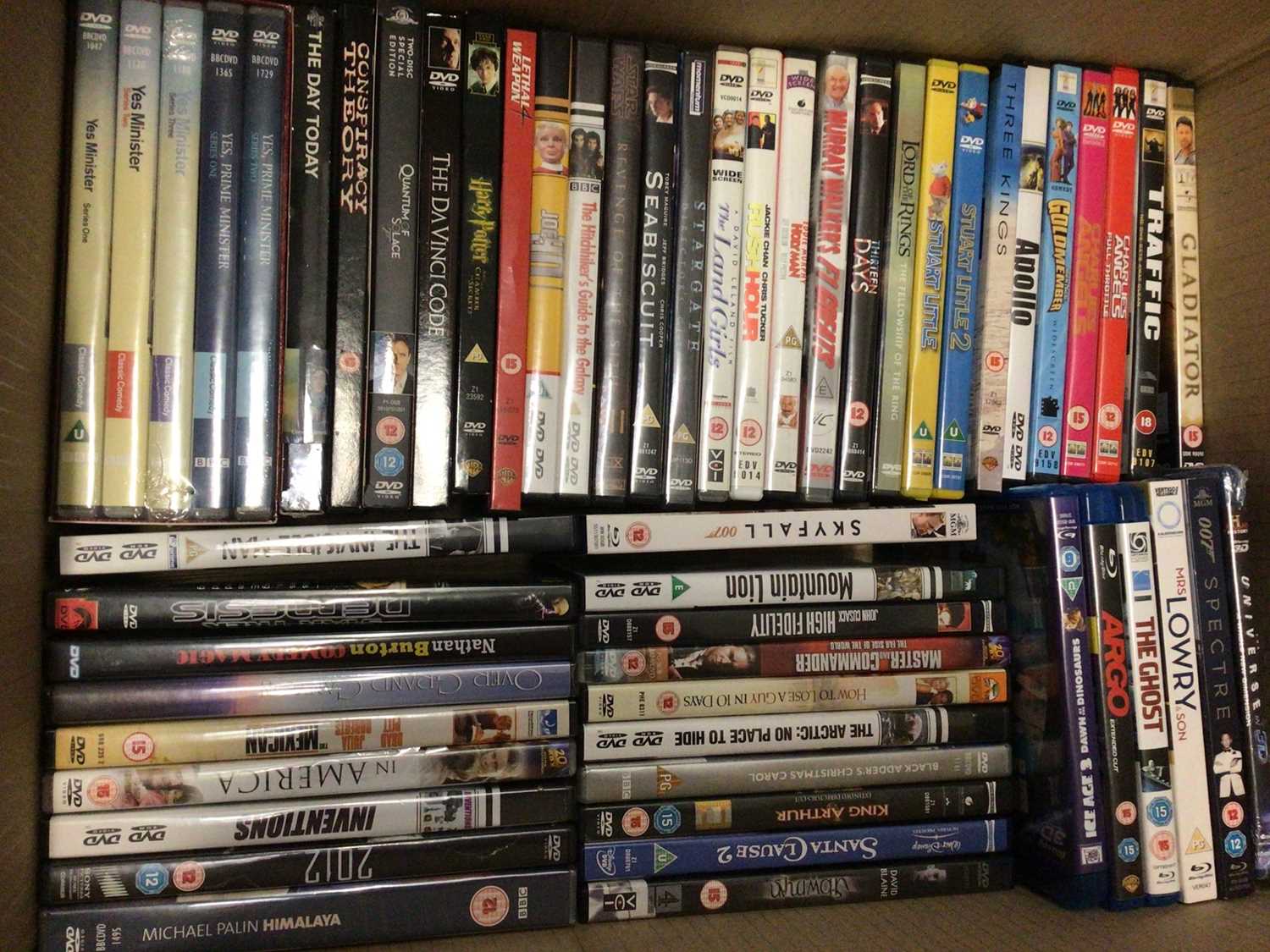 Lot 325 - Four Boxes Of Various Dvds And Some Blu-rays