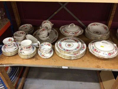 Lot 692 - Royal Grafton Malvern dinner service with two tureens along with plates, bowls, cups and saucers