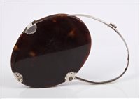 Lot 300 - Georgian Silverer and tortoiseshell magnifying...