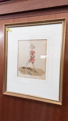 Lot 363 - The Mermaid of Frenchgate, watercolour study, framed and glazed
