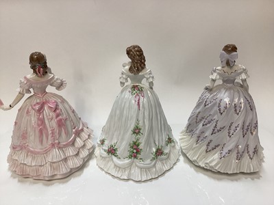 Lot 1125 - Four Royal Worcester limited edition figures