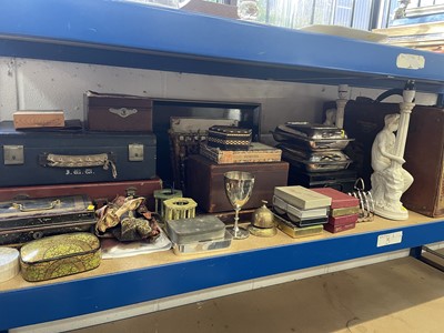 Lot 67 - Group of miscellaneous items to include luggage, silver plate etc