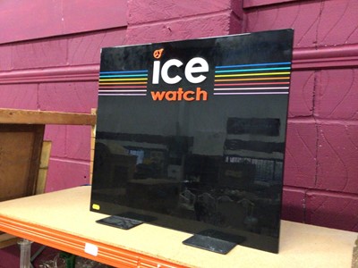 Lot 132 - Ice watch sign