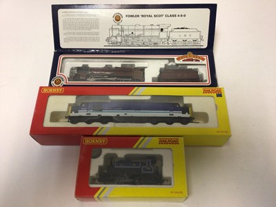 Lot 1935 - Three locomotives, railroad train set, two Pullman coaches and others