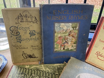 Lot 53 - Vintage illustrated books to include 'Old Hunting Rhymes', 'Panpipes' illustrated by Walter Crane, Rudyard Kipling and others (10)