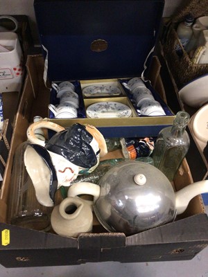 Lot 73 - Five boxes of 19th century and later ceramics and glass