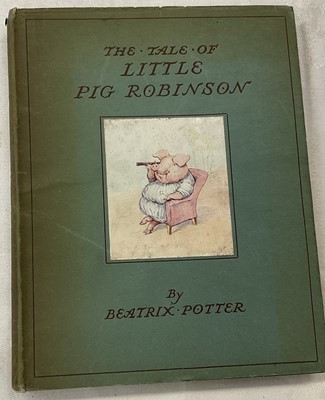 Lot 1683 - Beatrix Potter - The Tale of Little Pig Robinson, with dust jacket