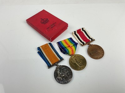 Lot 481 - First World War pair comprising War and Victory medals named to 340111 CPL. L. R. Firman. R.A. and a George VI Special Constabulary