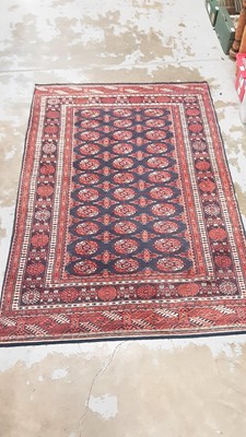 Lot 1518 - Eastern rug with geometric decoration