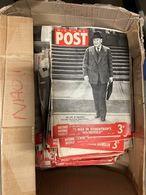 Lot 194 - Picture Post magazines - collection of 50 wartime issues from the early 1940's