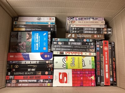 Lot 651 - Ten boxes of DVD's