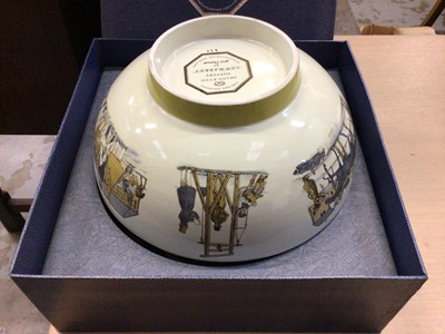 Lot 669 - Shane Kydd Pottery Limited Edition bowl "Newmarket" by Eric Thomas No.339, boxed