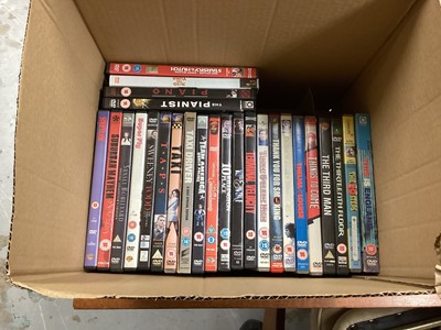 Lot 652 - Eleven boxes of DVD's