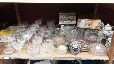 Lot 672 - Thomas Webb, Edinburgh, Royal Brierley, Webb Corbett and other cut glass ware