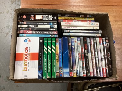 Lot 653 - Ten boxes of DVD's