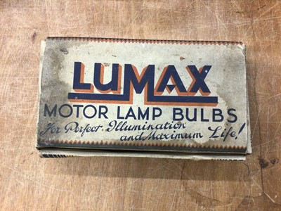 Lot 57 - A box of Lumax Motor Lamp Bulbs