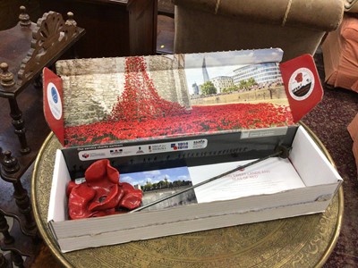 Lot 122 - Ceramic poppy from the Tower of London First World War display, boxed