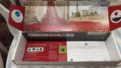 Lot 122 - Ceramic poppy from the Tower of London First World War display, boxed