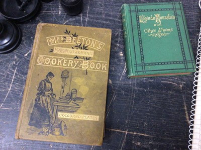 Lot 135 - An ebony dressing table set, a Victorian daguerreotype, a book of movie posters, Annals of Westminster Abbey (pub 1895) and two other books